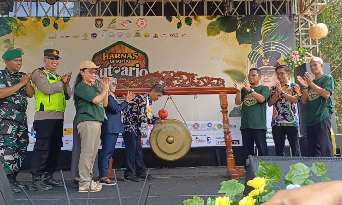 Harnas UMKM XI Kutoarjo Resmi Dibuka, 60 Stan Siap Perkuat Ekosistem Usaha Lokal Purworejo