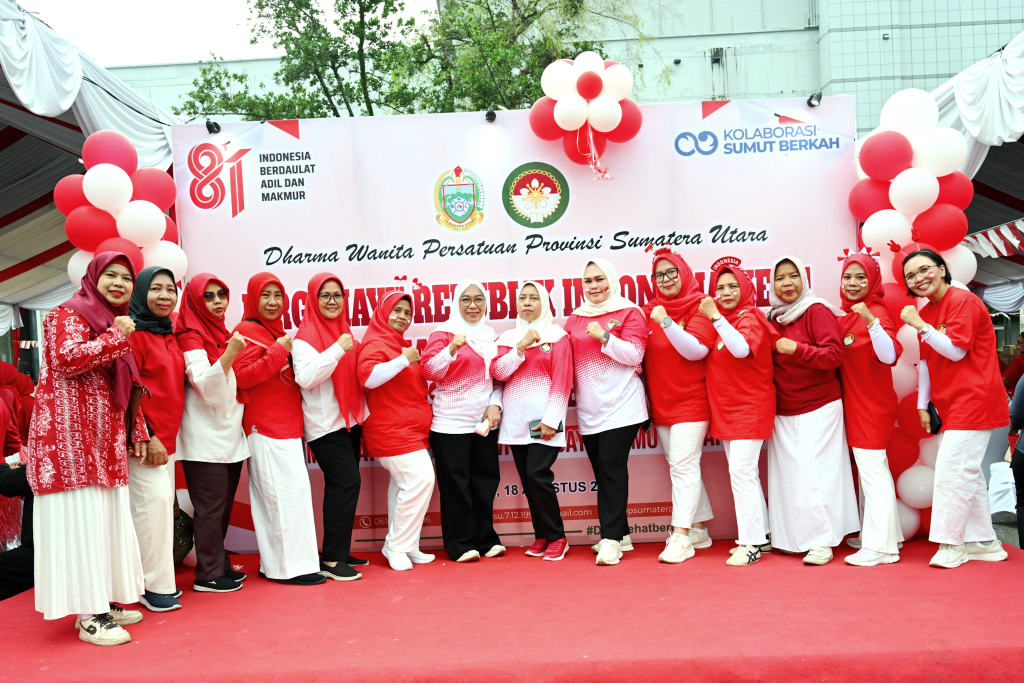 Penasihat DWP Sumut Titiek Sugiharti Dorong Anggota Perkuat Peran Perempuan di HUT ke-81 Kemerdekaan RI
