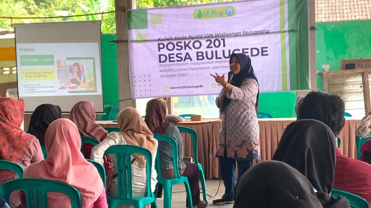 KKN UIN Walisongo Digitalisasi 66 UMKM Desa Bulugede Kendal Lewat Strategi Konten Media Sosial