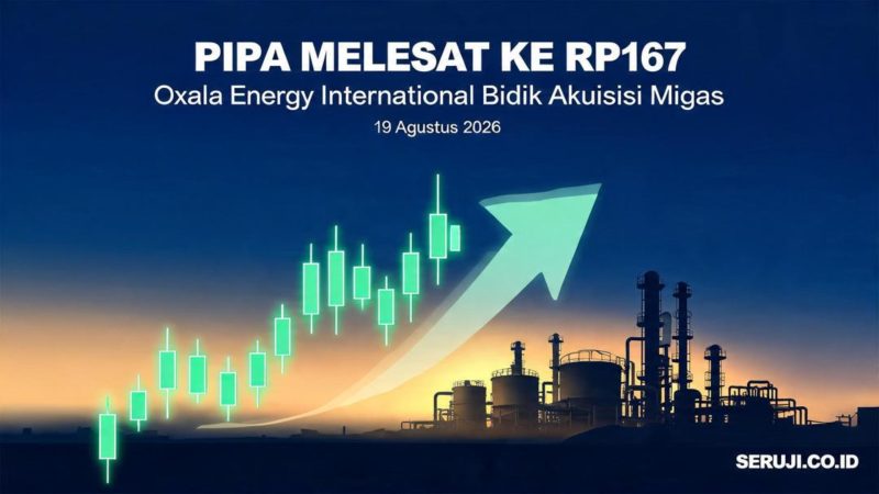 Saham PIPA Cetak Rekor Rp167 usai Rencana Akuisisi Perusahaan Migas, Net Buy Asing Tembus Rp2,5 Miliar