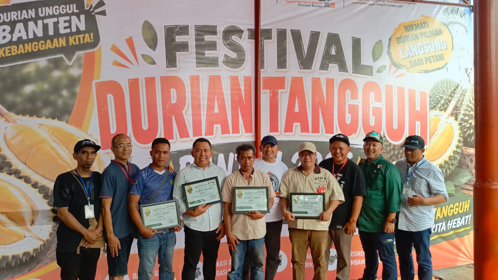 Festival Durian Tangguh Banten 2026: Durian Si Kunir dari Kota Serang Raih Juara Pertama