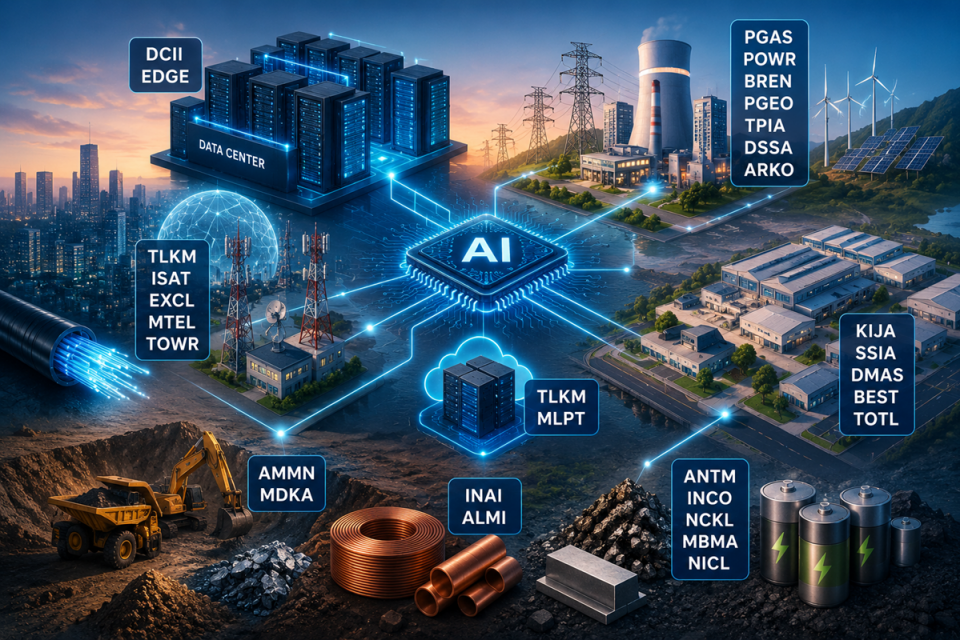 Data Center dan Listrik Jadi Penerima Manfaat Terbesar Booming AI, Investasi Infrastruktur Capai Rp 355 Triliun