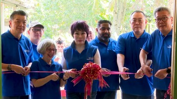 Rotary Club Millenium Resmikan Rice Mill di Kampung Laut, Targetkan Penggilingan 30 Ton Gabah per Hari