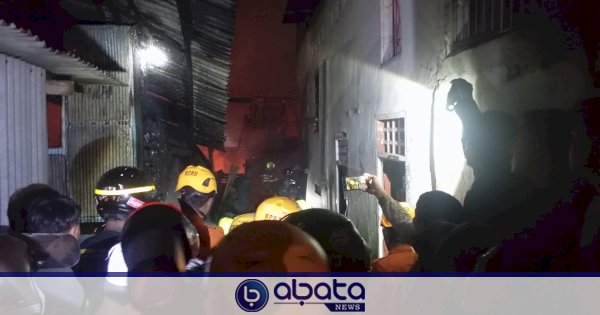 Kebakaran di Paccerakkang Makassar, 4 Rumah Ludes dan Satu Warga Disabilitas Tewas