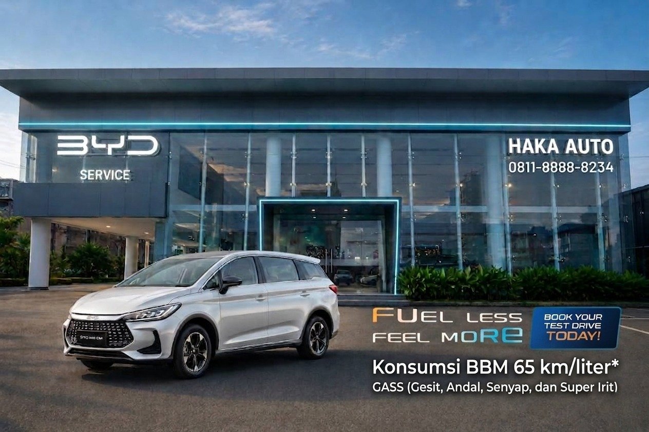 BYD M6 DM Dominasi Pemesanan GIIAS 2026, Klaim Biaya Operasional Turun 60 Persen