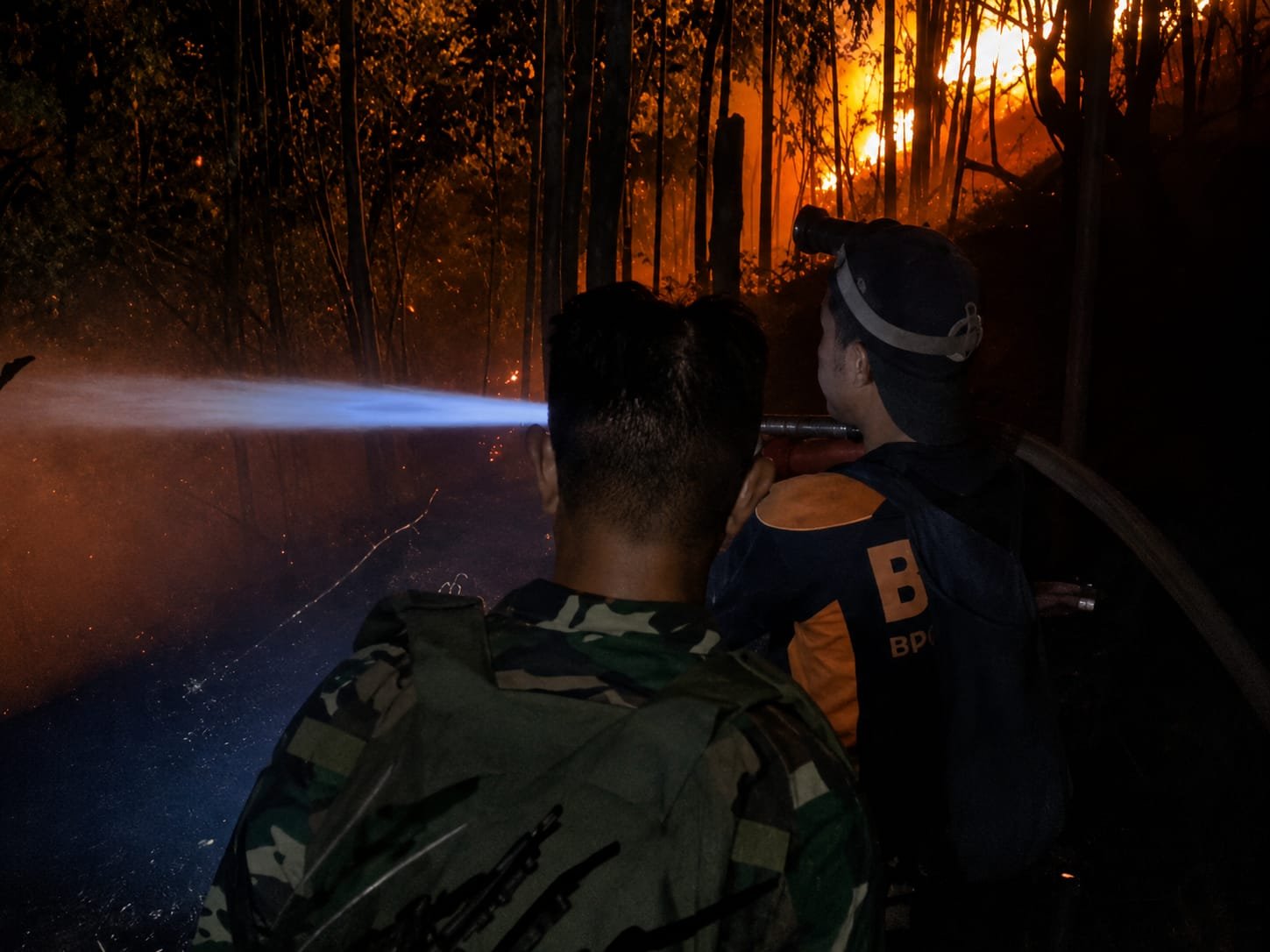 Kebakaran Lahan 4 Hektare di Tarakan Timur Berhasil Dipadamkan, Kodim 0907 Kerahkan Personel dan Mobil Damkar