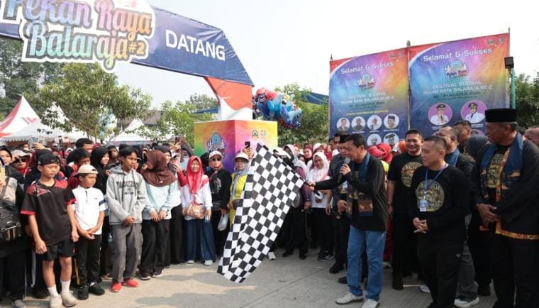 Bupati Tangerang Maesyal Rasyid Buka Pekan Raya Balaraja ke-2, Ribuan Warga Diajak Jaga Gotong Royong dan Budaya Lokal