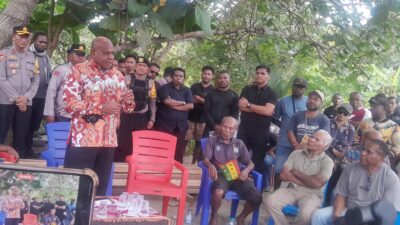 Gubernur Papua Minta Maaf ke Pemilik Ulayat Jalan Alternatif Kampung Harapan, Janji Bayar Bertahap