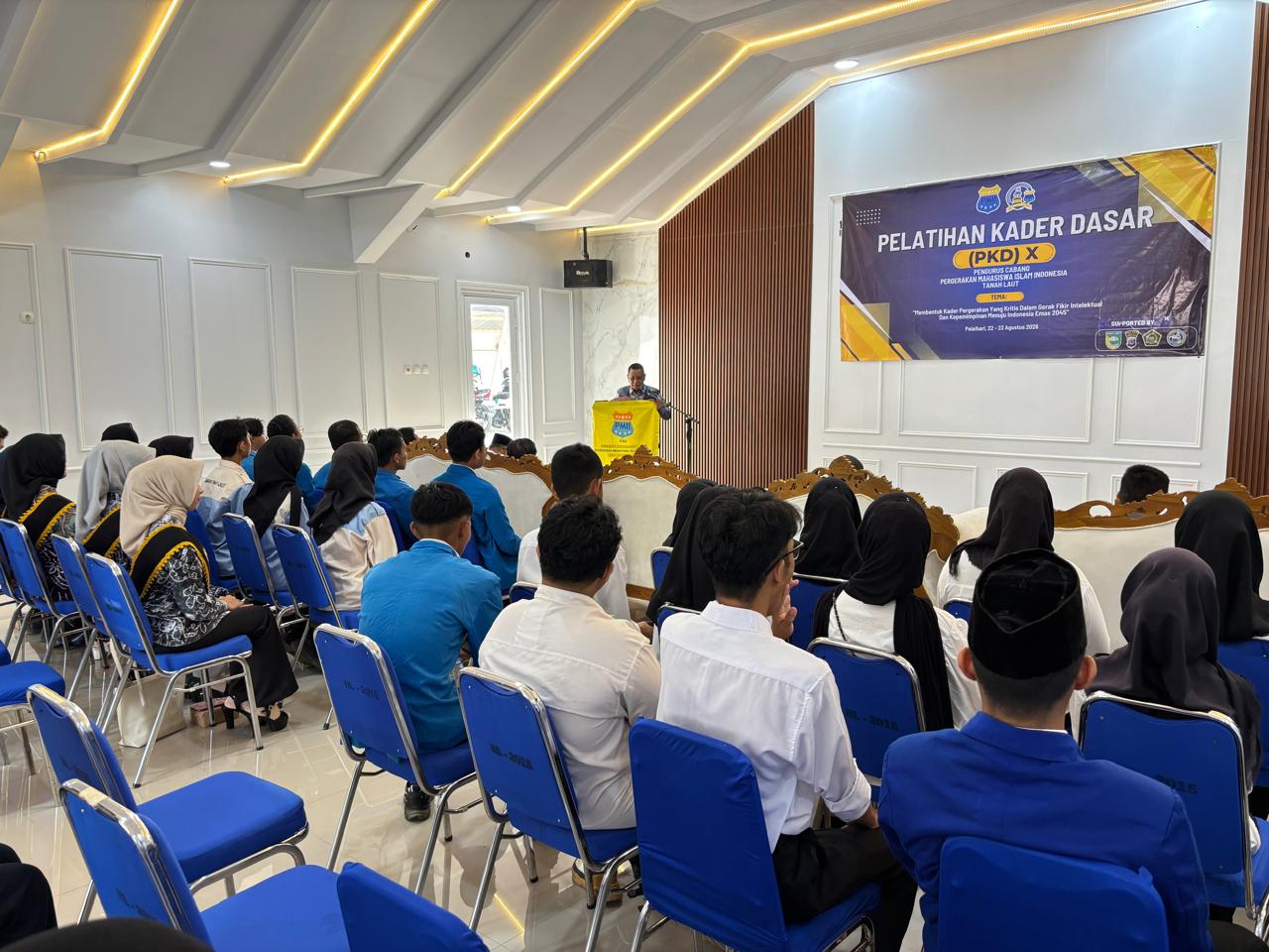 PKD X PMII Tanah Laut Resmi Dibuka Wagub Zazuli, 20 Mahasiswa Digembleng Jadi Kader Kritis Menuju Indonesia Emas 2045