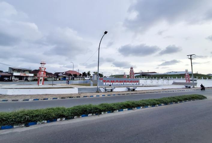 Kabel Bawah Tanah Taman Tabot Bengkulu Dicuri, Lampu Penerangan Mati Total dan Pemkot Lapor Polisi