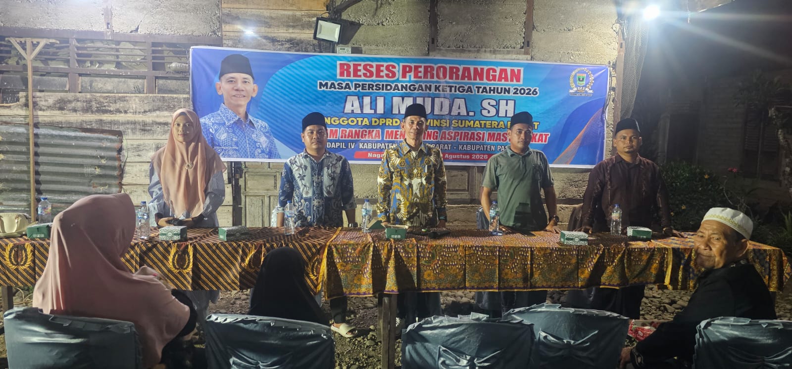 Anggota DPRD Sumbar Ali Muda Serap Aspirasi Warga Koto Ampera, dari Pelatihan Menjahit hingga Perbaikan Drainase