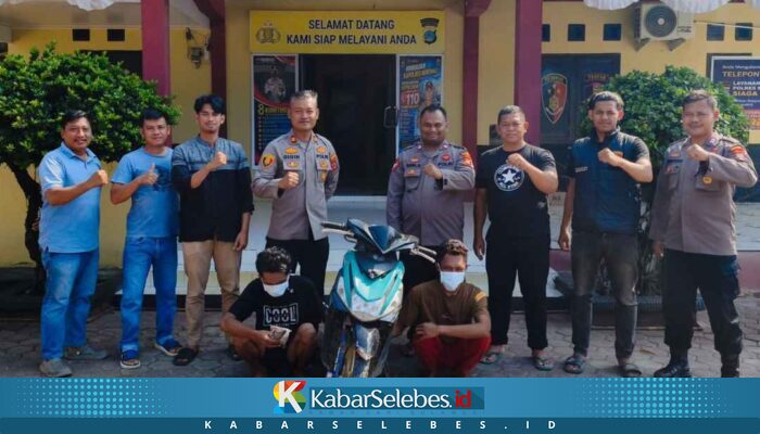 Polsek Bungku Barat Bekuk Dua Pencuri Motor di Morowali, Pelaku Residivis Beraksi Saat Korban Tinggalkan Motor di Pantai