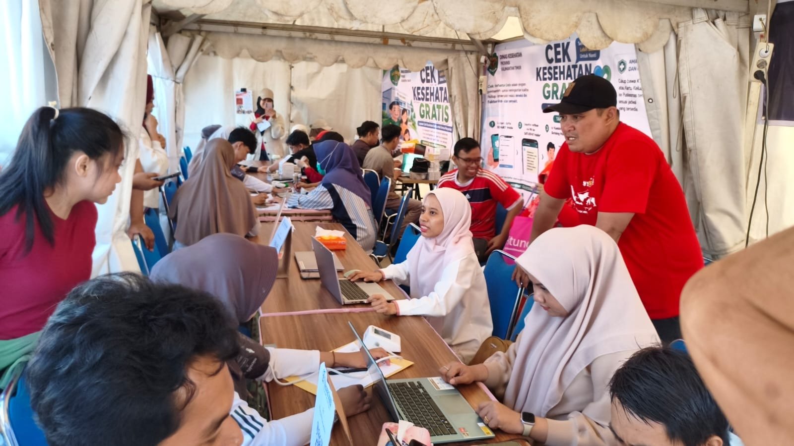 Cek Kesehatan Gratis di Festival Merah Putih Kaltim: Warga Samarinda Bisa Periksa Gula Darah, Asam Urat, dan Kolesterol Hingga Minggu