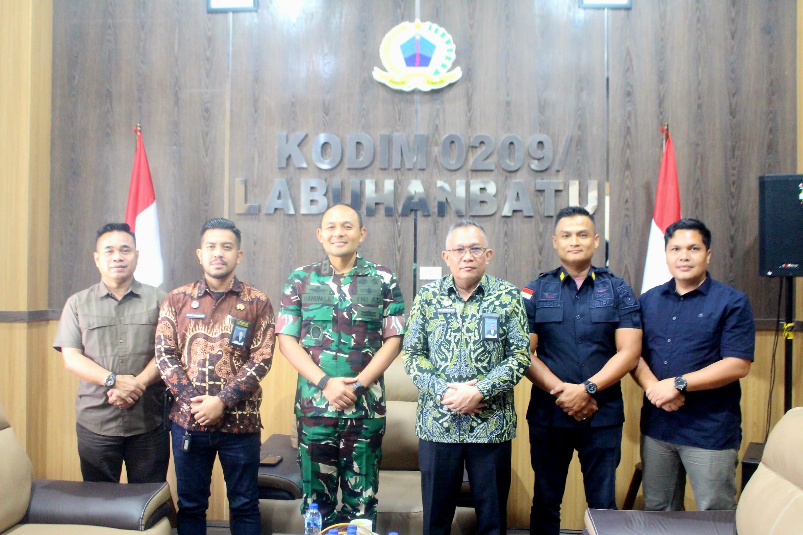 Silaturahmi Pamitan Kalapas Rantauprapat, Dandim 0209/Labuhanbatu Apresiasi Sinergi Jaga Keamanan Lapas