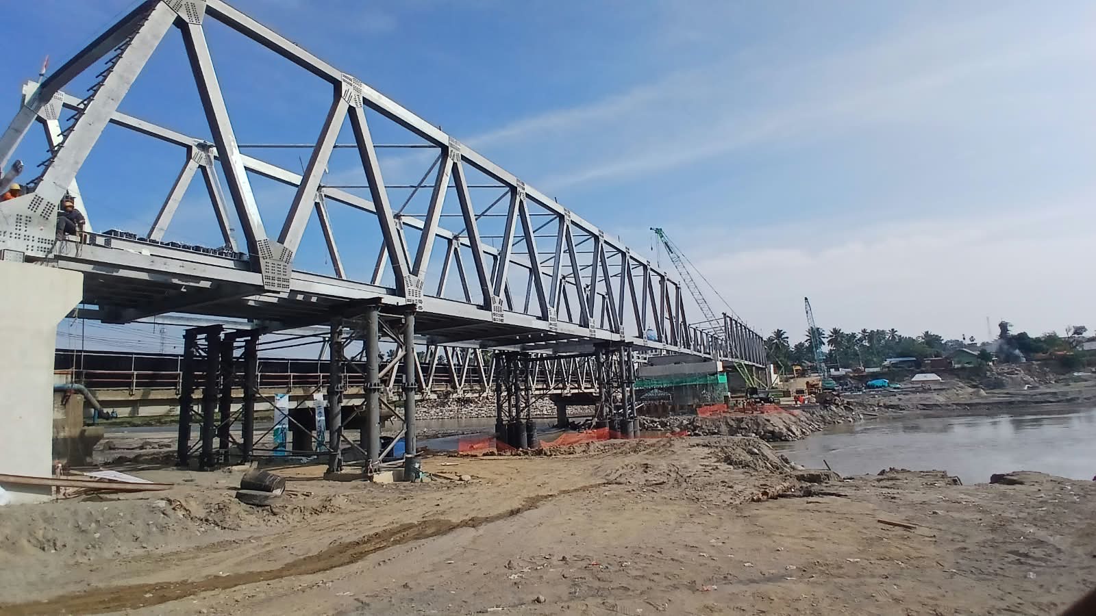 Progres Jembatan Duplikasi Teupin Mane Bireuen Capai 20 dari 24 Segmen, Ditargetkan Tersambung Akhir Agustus