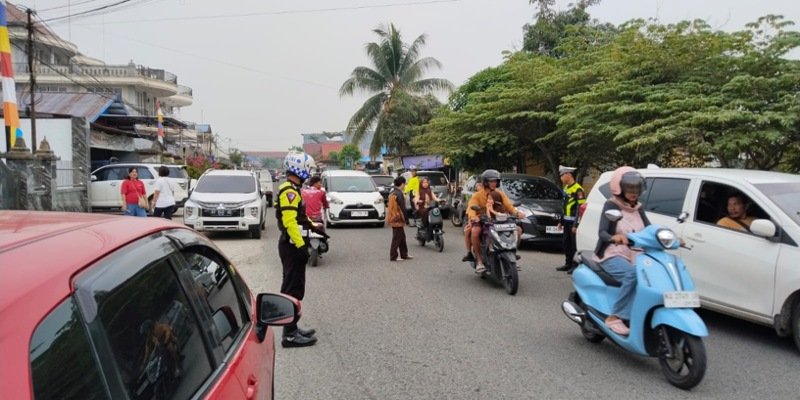 Polresta Bulungan Kerahkan Personel Gabungan Amankan Family Fun Day Sekolah Buddhis Paramita di Tanjung Selor