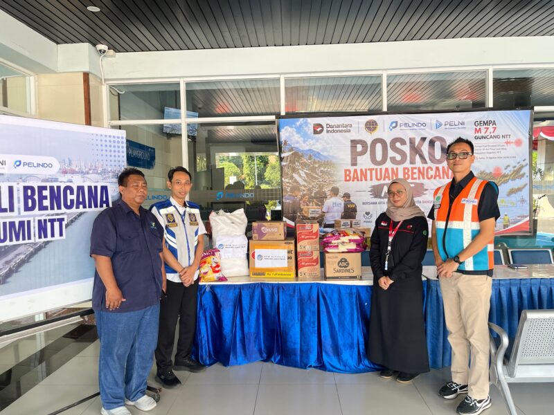 Pelindo Siapkan Kapal Berangkatkan Bantuan Gempa NTT dari Tanjung Perak, Ada 389 Kg Beras