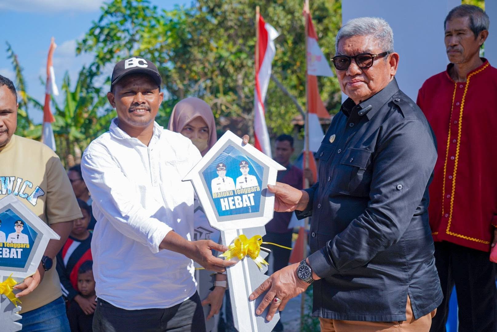 Empat Rumah Baru untuk Korban Bencana di Maluku Tenggara Serahterima, Satu Unit Tipe 21 di Kei Besar Utara Barat