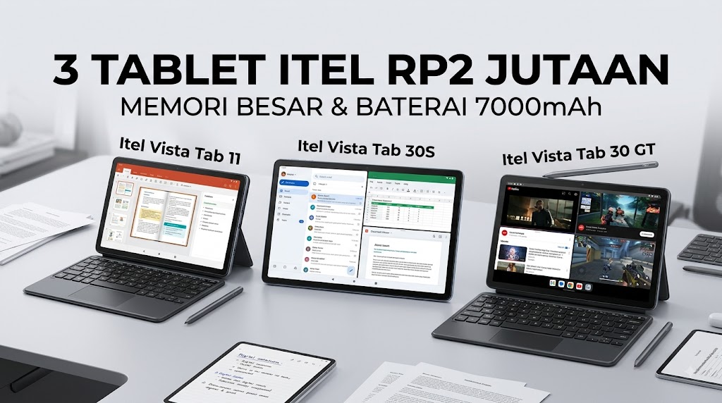 Review Itel Vista Tab 30 GT: Tablet Murah 11 Inci yang Serius untuk Produktivitas
