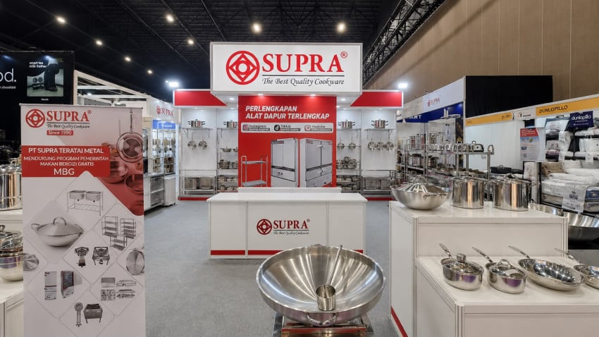 SUPRA Garap Pasar Peralatan Dapur Komersial, Pamerkan Kapasitas Produksi di Krista Interfood 2026