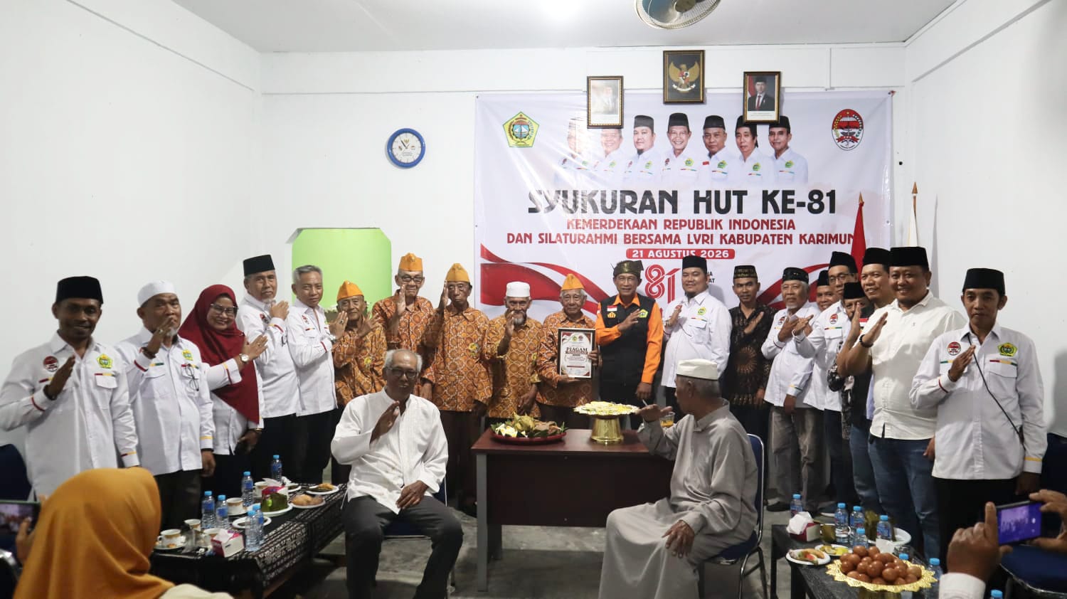 FPK Karimun Gelar Syukuran HUT RI ke-81 Bersama LVRI, Serap Aspirasi dan Pesan Kebangsaan Veteran