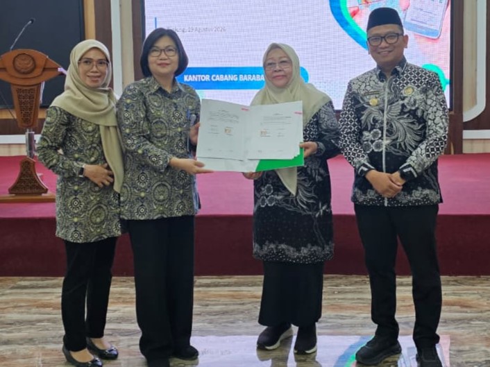 Pemkab Tabalong dan BPJS Kesehatan Barabai Teken Kerja Sama Perluas Akses Informasi JKN hingga ke Desa