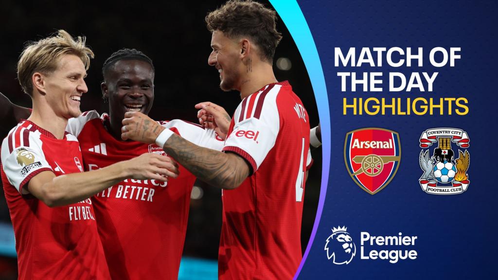 Arsenal Taklukkan Coventry 3-0 di Laga Perdana Premier League