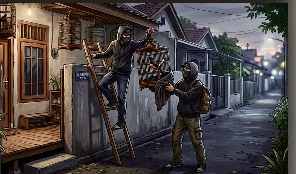 Murai Batu Rp 12 Juta Dicuri dari Teras Rumah di Serang, Dua Pria Dibekuk dan Diadili di Pengadilan Negeri Serang