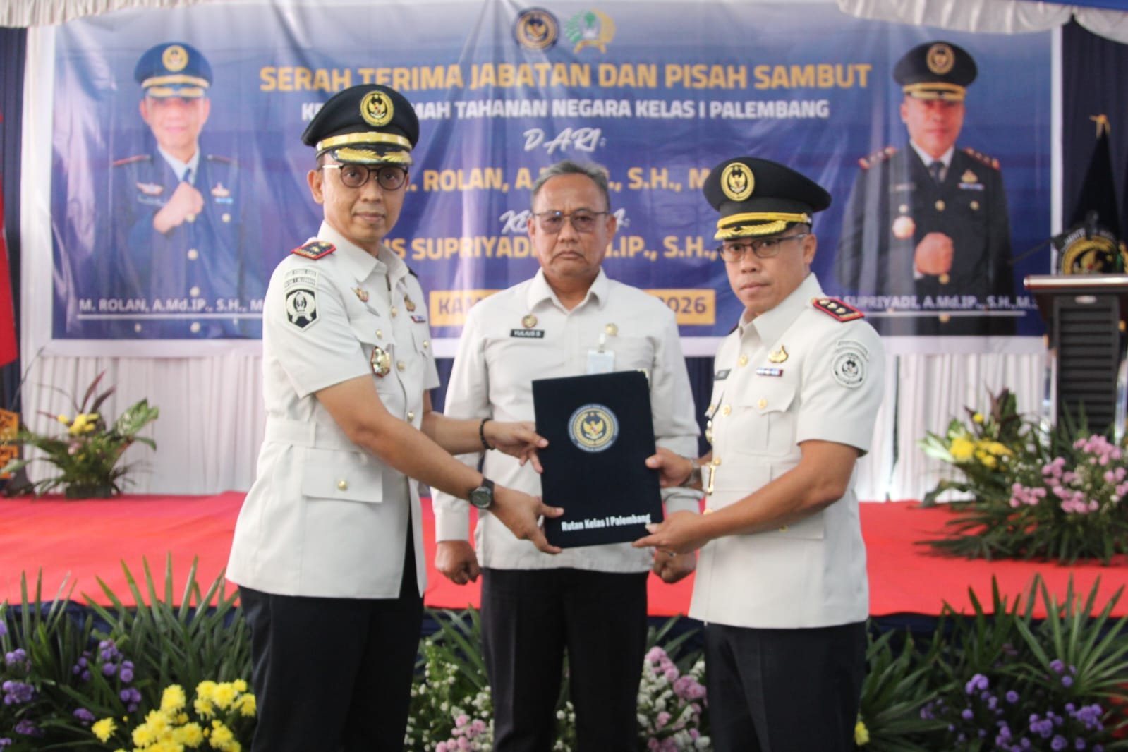 Aris Supriyadi Resmi Jabat Karutan Kelas I Palembang Gantikan M. Rolan, Ini Prioritas Kerjanya