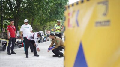 Wali Kota Tangerang Sachrudin Tinjau Jalan M Toha Naik Sepeda, Target Sisi Jalan Dibuka Senin 24 Agustus