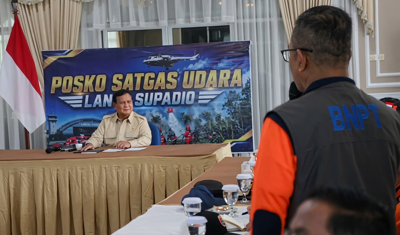 Prabowo Terjun Langsung ke Kalimantan, Panglima TNI hingga KSAD Disiagakan di 4 Provinsi