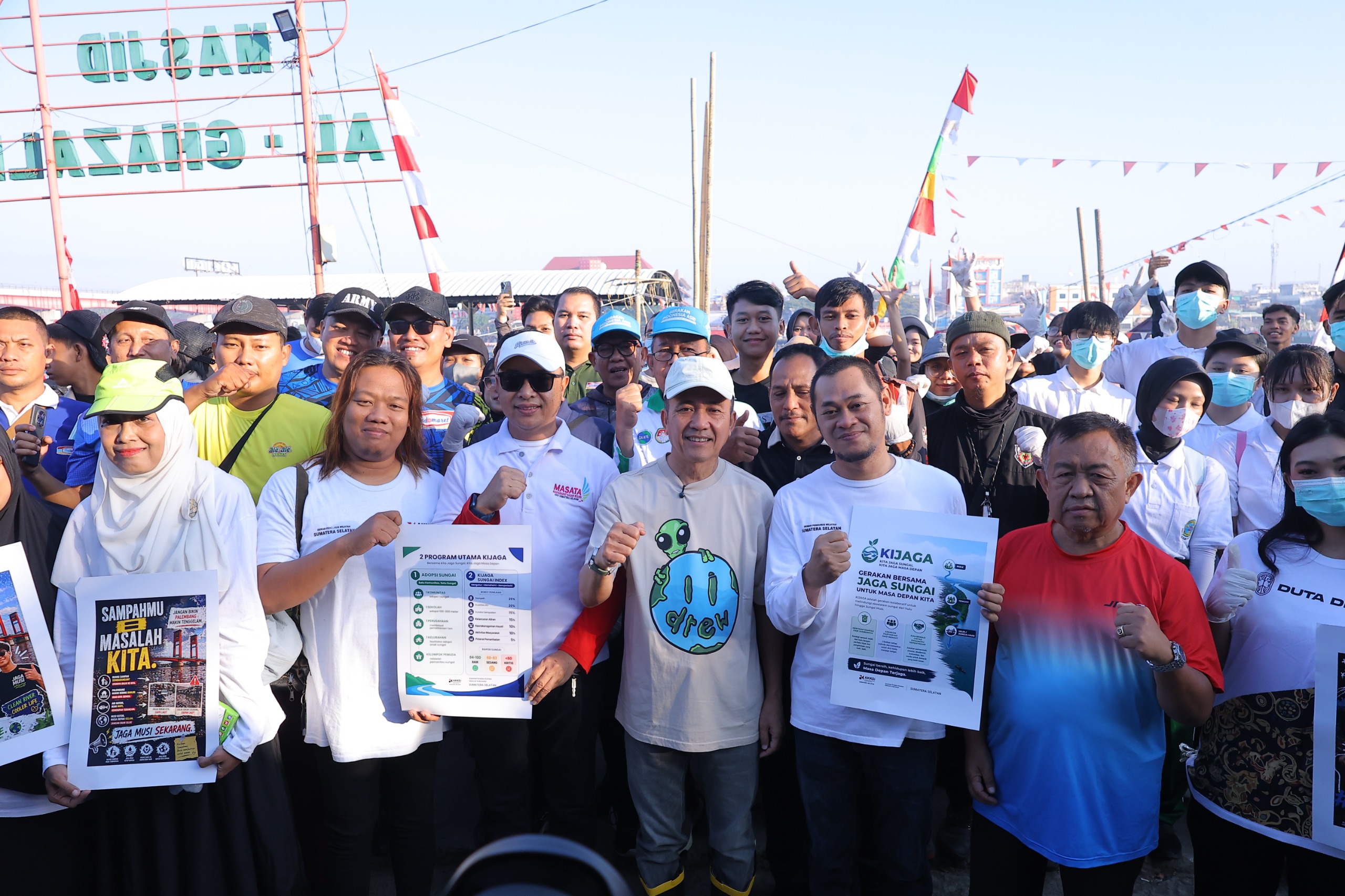 Wali Kota Palembang Ratu Dewa Apresiasi Aksi Bersih Sungai Musi Jilid II, Targetkan PLTSa 17,7 MW Rampung Bulan Depan