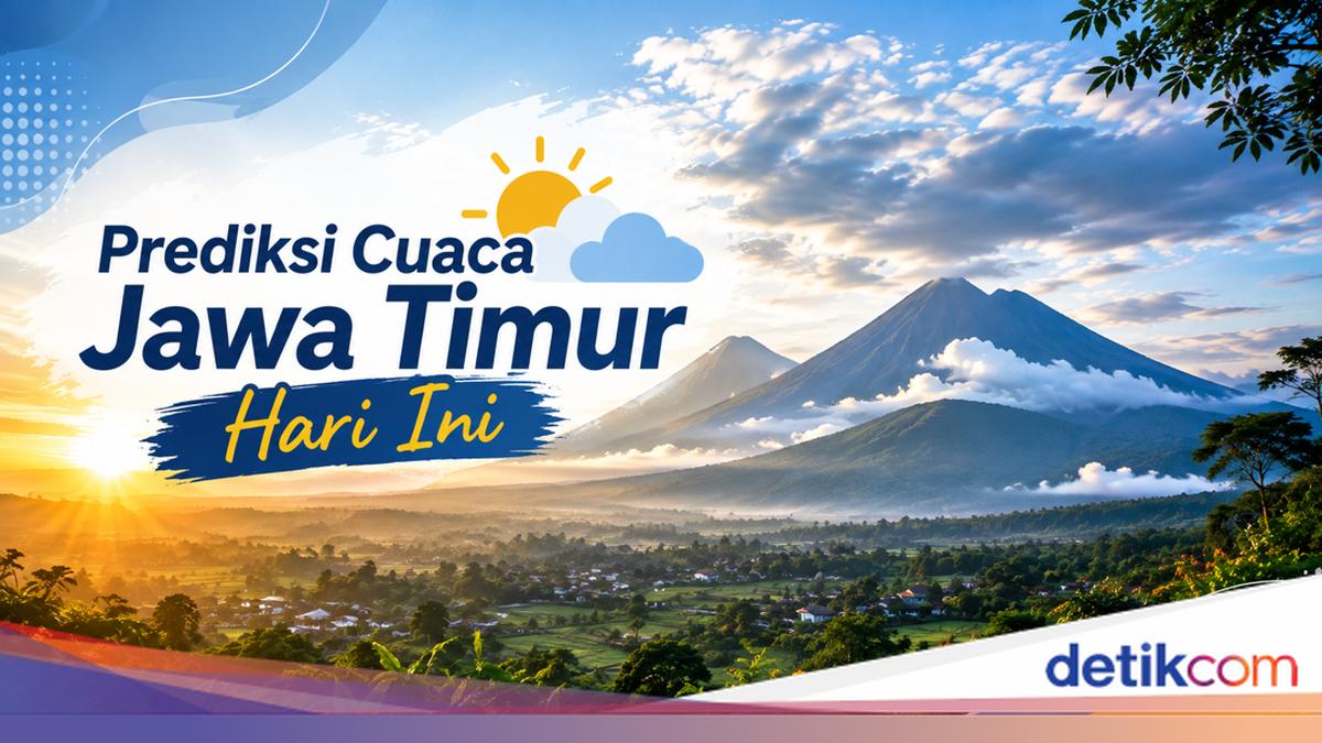 Cuaca Jatim Hari Ini Sabtu 22 Agustus 2026: 4 Wilayah Berpotensi Panas Tembus 34 Derajat, Waspada Udara Kabur