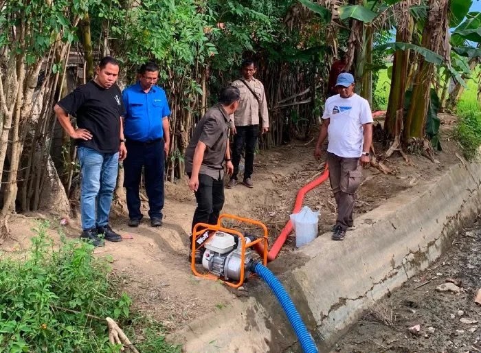 Pemkab Aceh Besar Kerahkan Pompa Air ke Sawah di Kuta Cot Glie, Petani Diharap Terhindar dari Gagal Panen