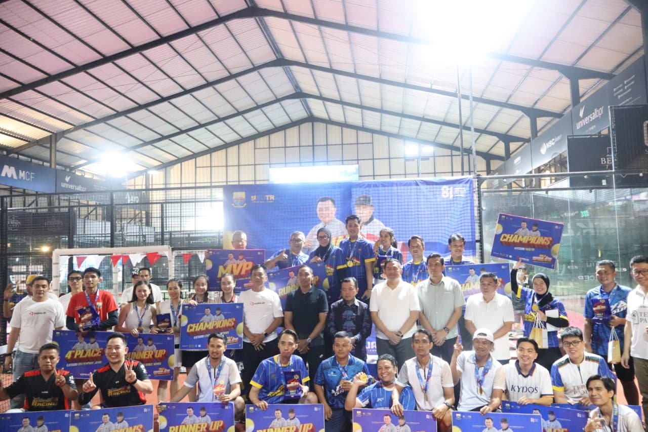 Turnamen Padel Merdeka Cup Gubernur Jambi 2026 Ditutup, Dinas PUTR Siap Kembangkan Olahraga Baru