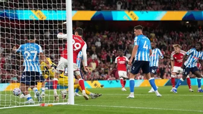 Arsenal Hajar Coventry 3-0 di Emirates, Havertz dan Saka Cetak Gol Pembuka