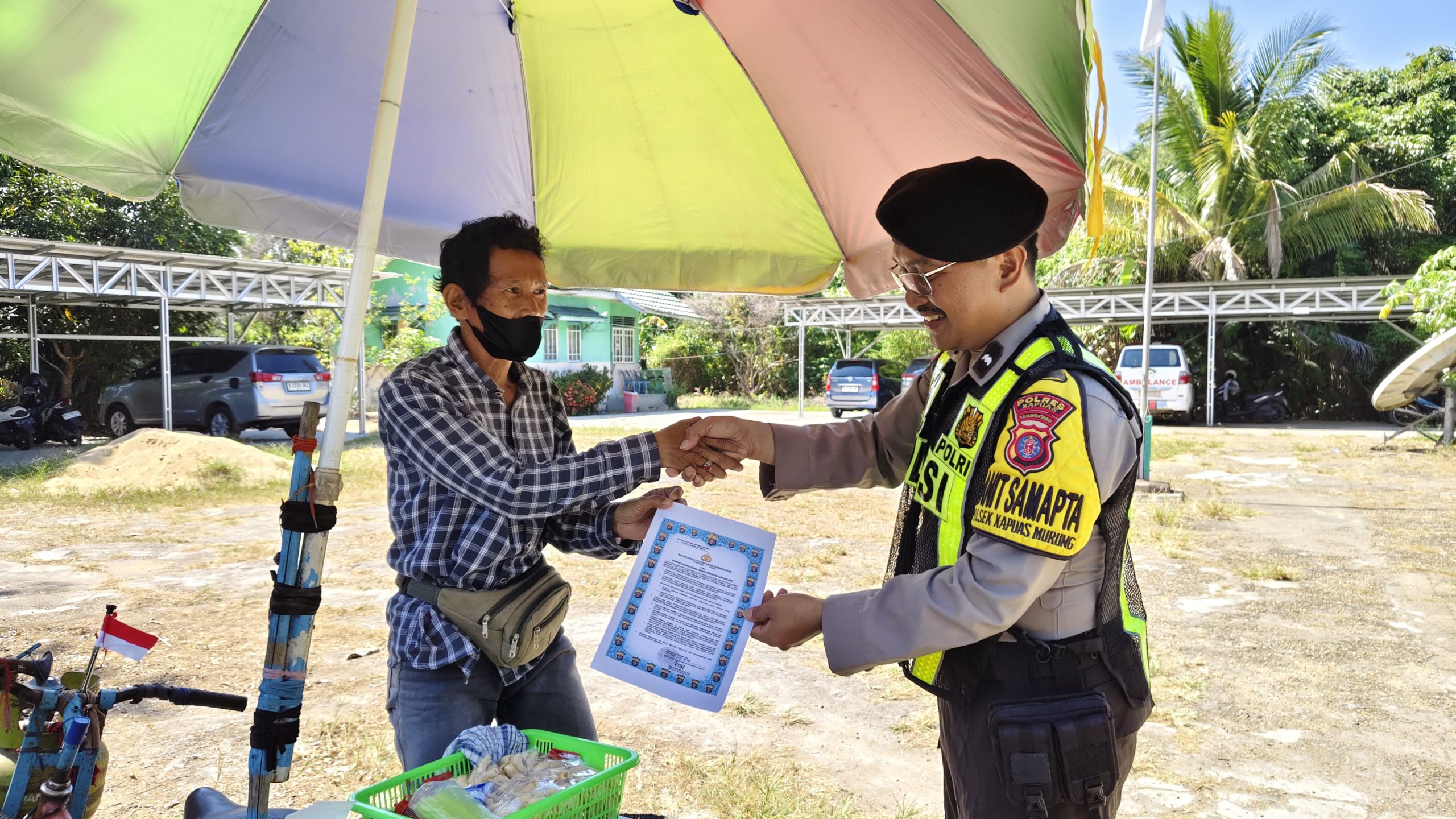 Cegah Karhutla, Polsek Kapuas Murung Sosialisasi Maklumat Kapolda Kalteng: Ancaman 15 Tahun Penjara dan Denda Rp 10 Miliar