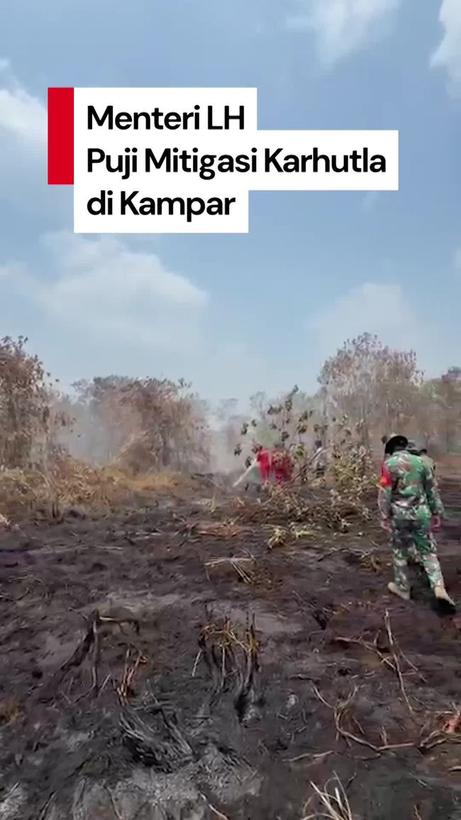Menteri LH Jumhur Hidayat Tinjau Karhutla di Kampar, Riau: Puji Mitigasi dan Ancam Segel 335 Perusahaan Konsesi Nakal