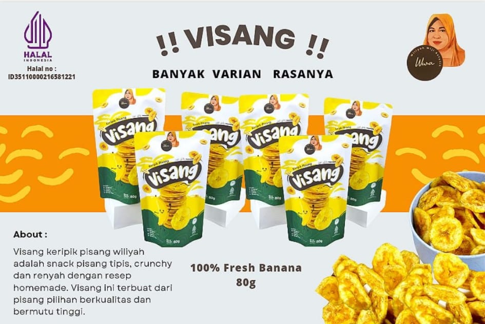 Rumah BUMN BRI Angkat Keripik Pisang Sidoarjo Tembus Pasar Malaysia dan Hong Kong
