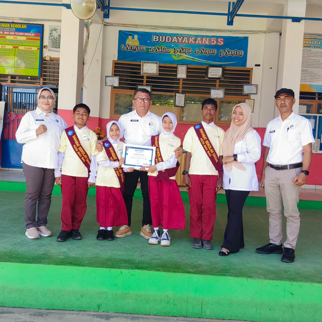 SDN 2 Baadia Baubau Jadi Wakil Sultra di Ajang Sahabat Sekolah Dasar 2026, Empat Siswa Andalan Kepsek Nursida Siap Berlaga