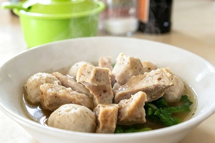 Java Baso Station Mas Nano di Tangerang Jual Baso Tanpa Bahan Pengawet, Tepung Hanya Segelintir untuk 10 Kg Daging