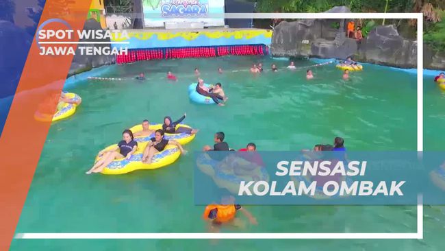 5 Selebriti Trans TV Coba Kolam Ombak di Purbalingga, Ini Wahana yang Lebih Menantang Sebelumnya