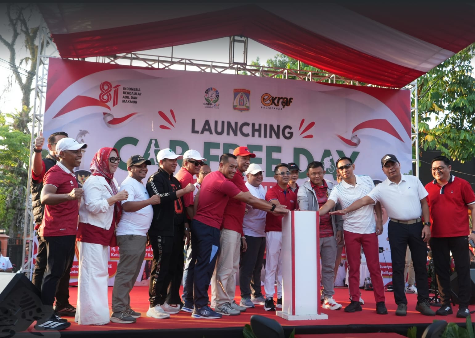 Wali Kota Balikpapan Rahmad Mas'ud Resmikan CFD Perdana di Taman Tiga Generasi, UMKM hingga Panggung Hiburan Siap Meriahkan Akhir Pekan