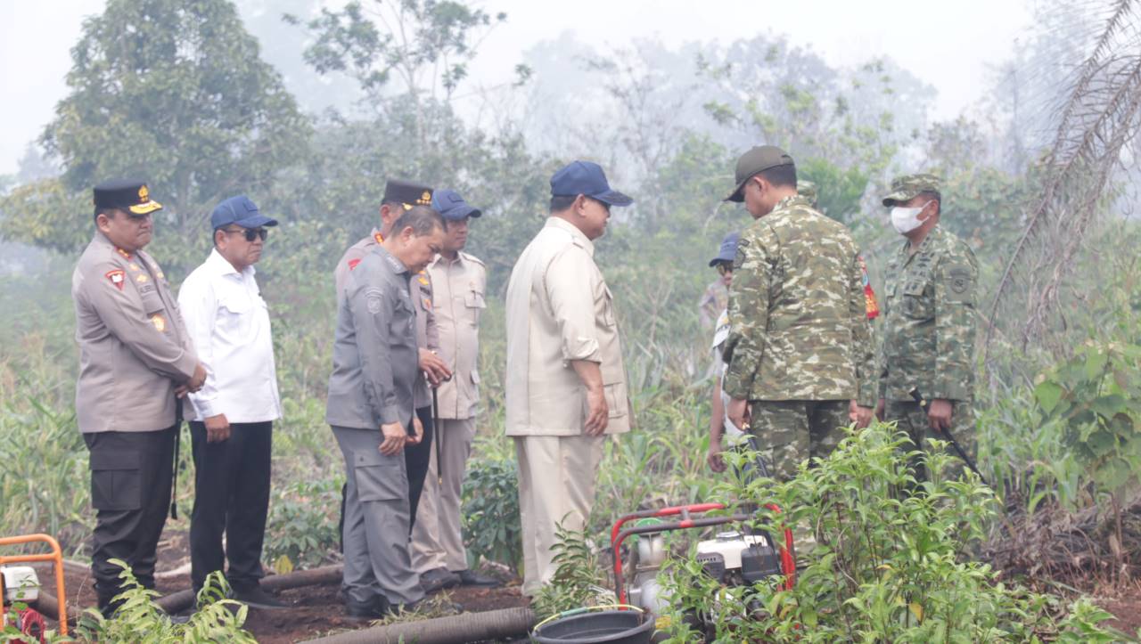 Karhutla Kalimantan Meluas, Presiden Prabowo: Korporasi Terbukti Membakar Lahan Akan Ditindak Tegas