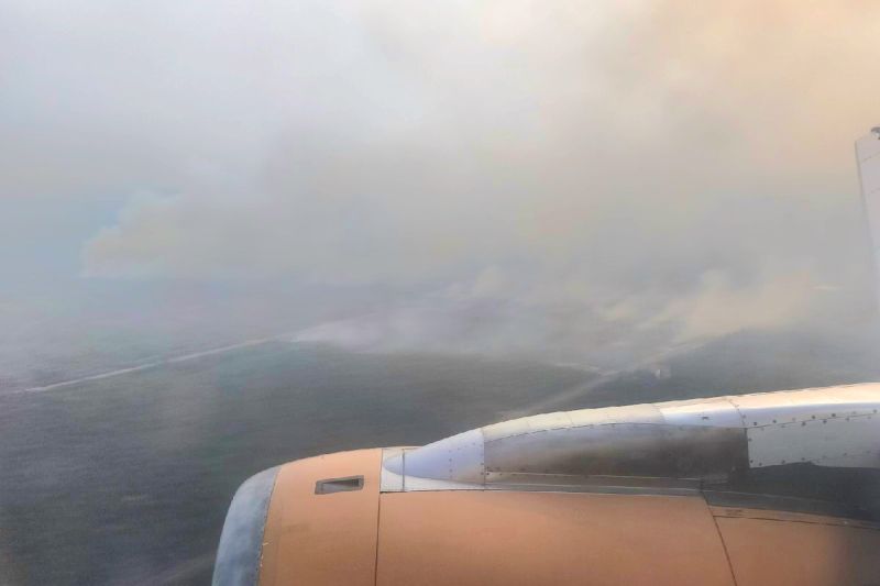 Kabut Asap Karhutla Selimuti Sampit, Pesawat Super Air Jet Rute Jakarta–Sampit Terpaksa Kembali ke Jakarta