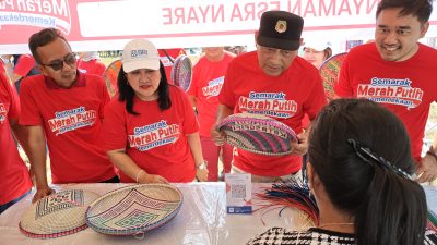 Semarak Merah Putih di Sofifi: Wagub Malut Sarbin Sehe Borong Dagangan UMKM, BRI Siapkan Ruang Ekonomi Kerakyatan