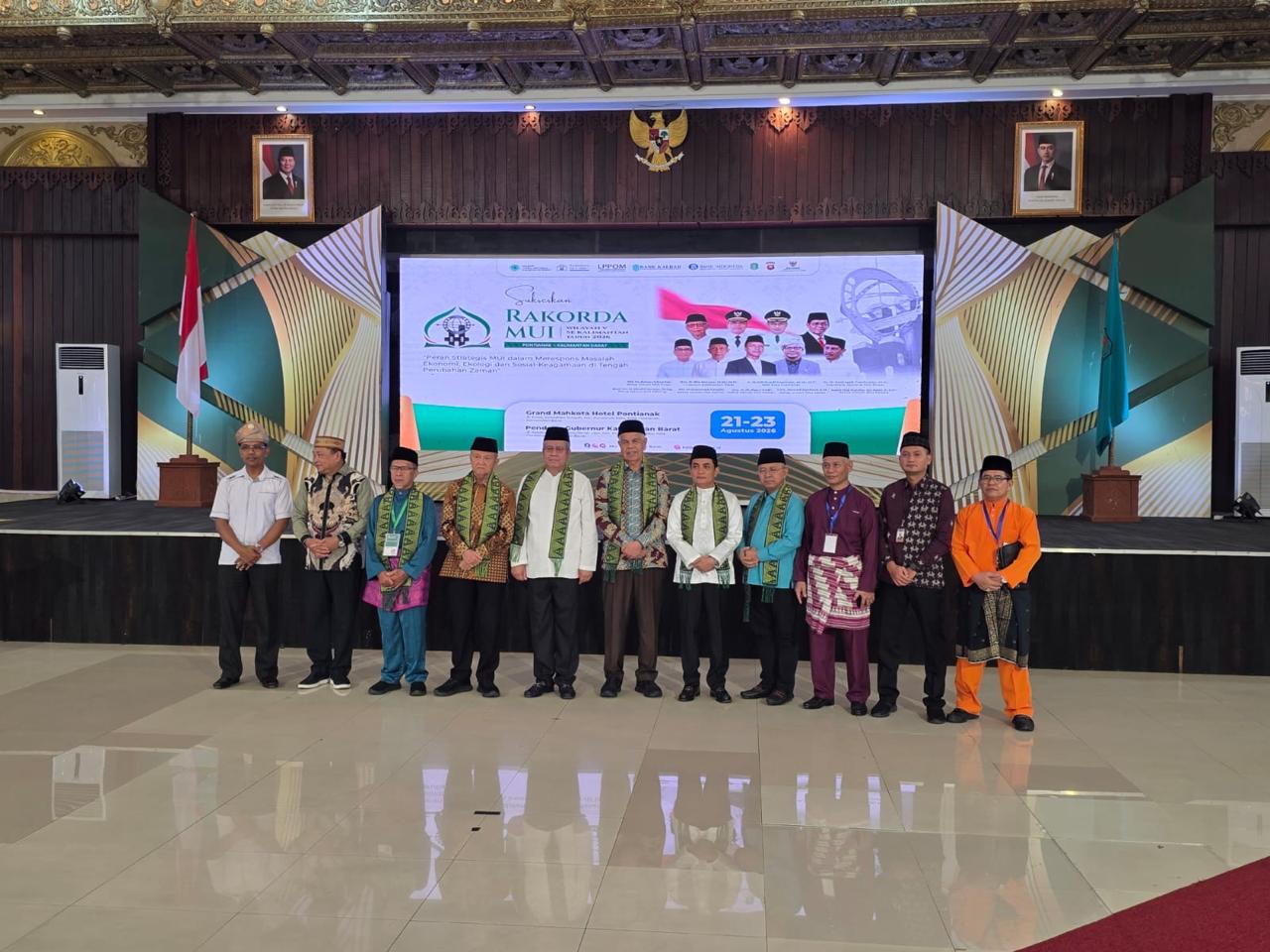 Rakorda MUI Wilayah V se-Kalimantan 2026 Resmi Digelar di Pontianak, 187 Peserta Bahas Ekonomi Hingga Ekologi