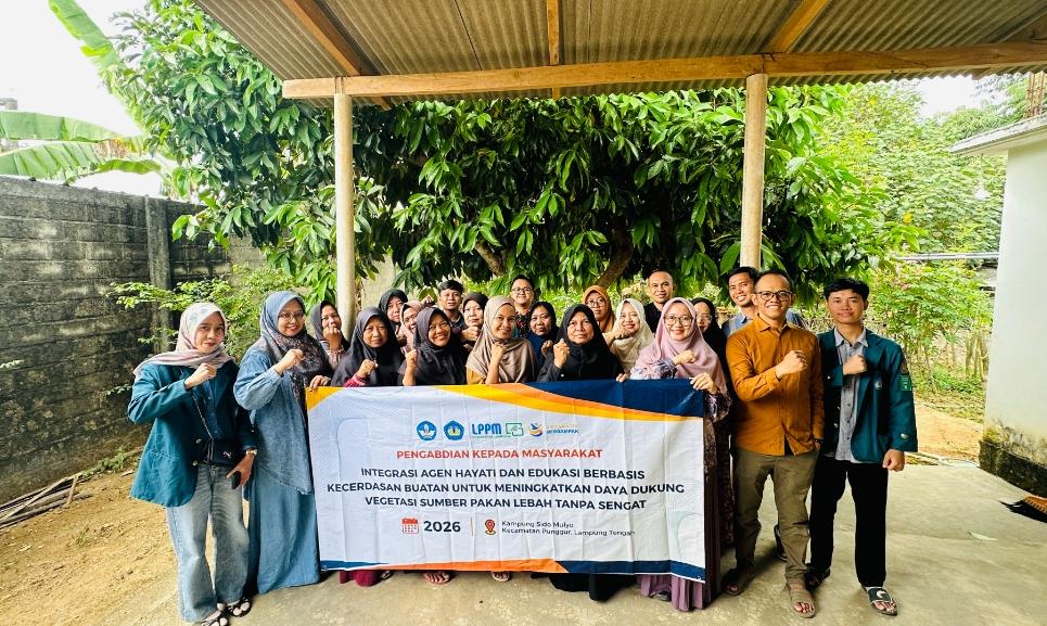 Tim PkM Unila Dorong Budidaya Lebah Tanpa Sengat Madu Mulyo di Lampung Tengah, Fokus pada Pengelolaan Vegetasi Pakan