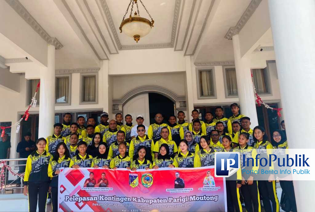 Bupati Parigi Moutong Erwin Burase Lepas 1 Kontingen POPDA ke Ajang Sulteng di Buol, Tekankan Sportivitas