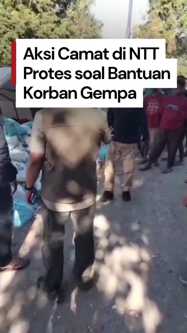 Camat di Manggarai Timur Ngamuk di Posko Bantuan Gempa, Bantuan Tak Sebanyak yang Dilaporkan